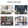 Unique Turntable Vinyl Player Clock Artistic Round Wall Hanging Clock for Living Room Bedroom Home Office Decor Sturdy Plastic