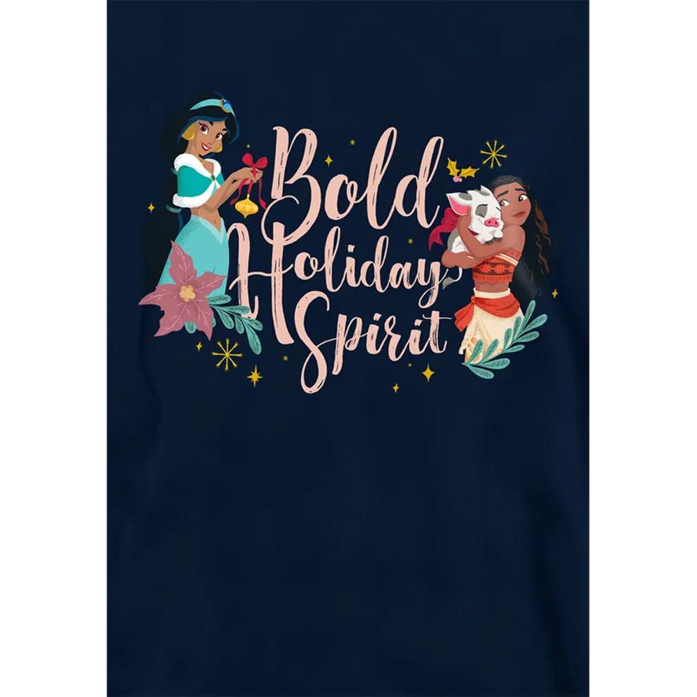 Disney Princess Childrens/Kids Bold Holiday Spirit Jasmine Christmas Pullover Hoodie