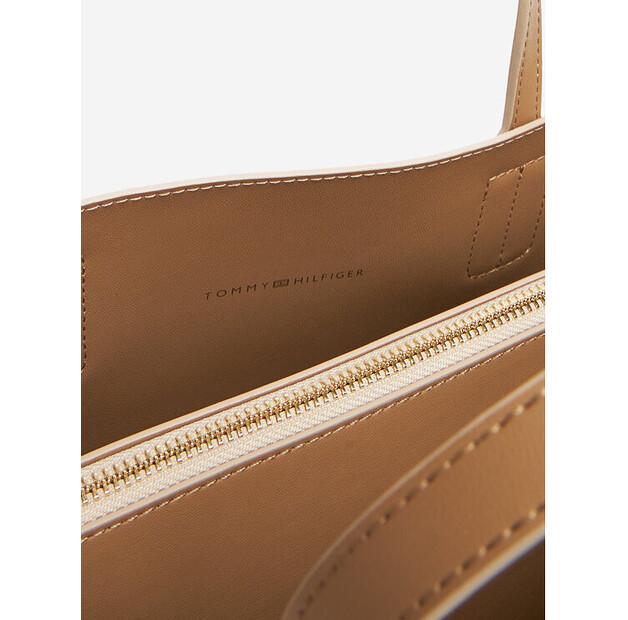 Bag Tommy Hilfiger Tommy Hilfiger Th Distinct Satchel AW0AW17463 Beige