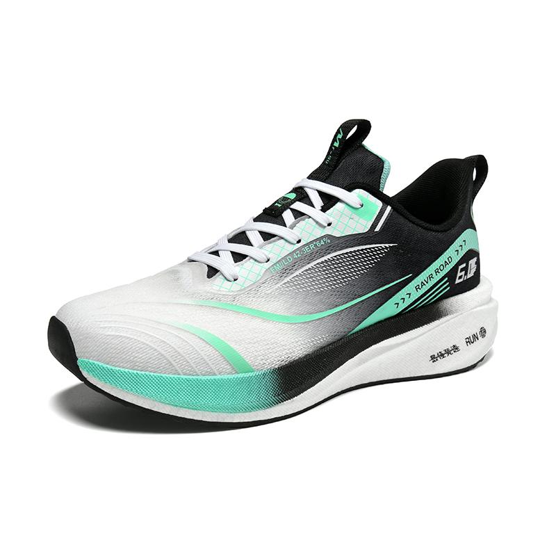 

Sports and leisure shoes, men s shoes, marathon oversized air cushioned shoes, fly woven all season rubber, wear-resistant, anti 40