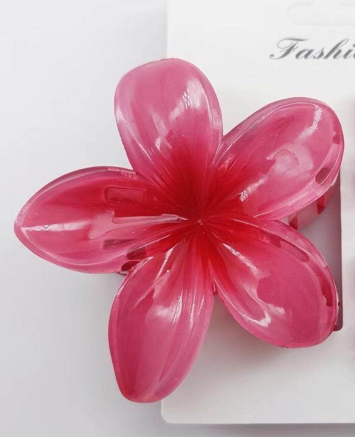 Vintage Damen Mehrfarbige Frangipani Fee Haarspange