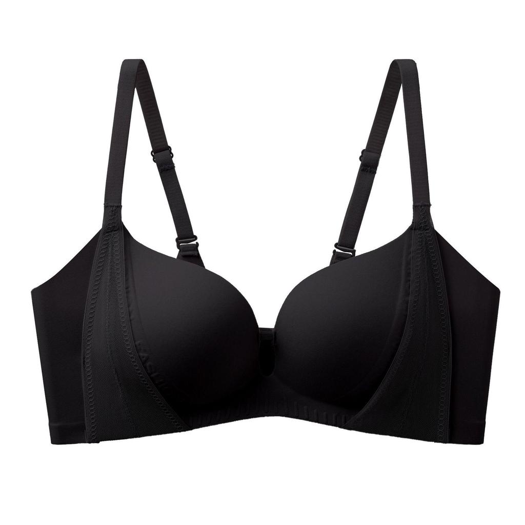 Women's Seamless Underwear: Comfortable Uplift Bra for Smaller Chests – Anti-Sagging, Wire-Free, Side Support.