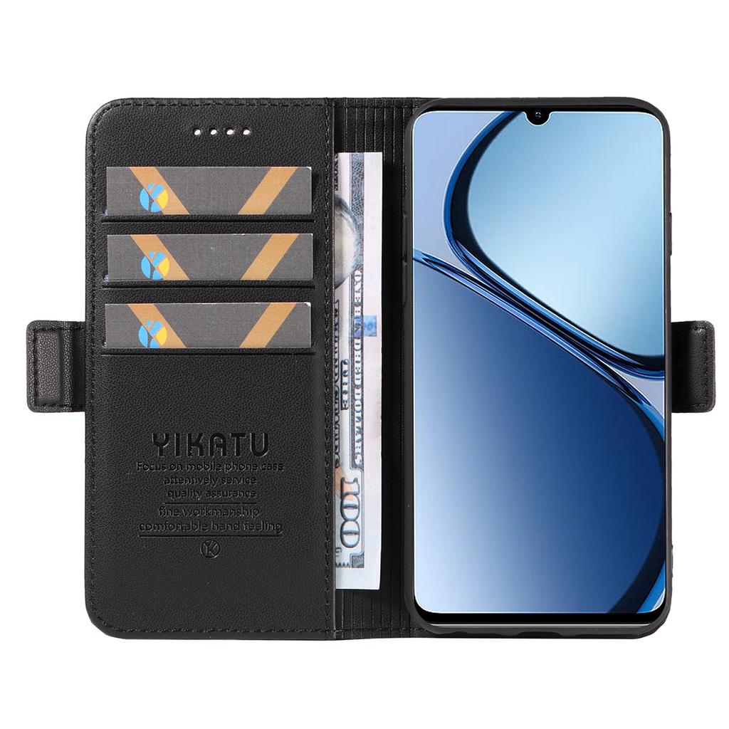 For Realme Note 60x 4G/C63 4G/C61 4G Case Card Slot Leather Phone Cover Side Magnetic Clasps