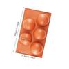 6/8/15/18/24/35 Holes Silicone Half Sphere Mold For Baking Half Ball Chocolate Candy Dome Pudding Mousse Cake Pastry Tools