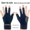 Jun Ding Ying Left Hand 3-Finger Open Tip Billiard Glove
