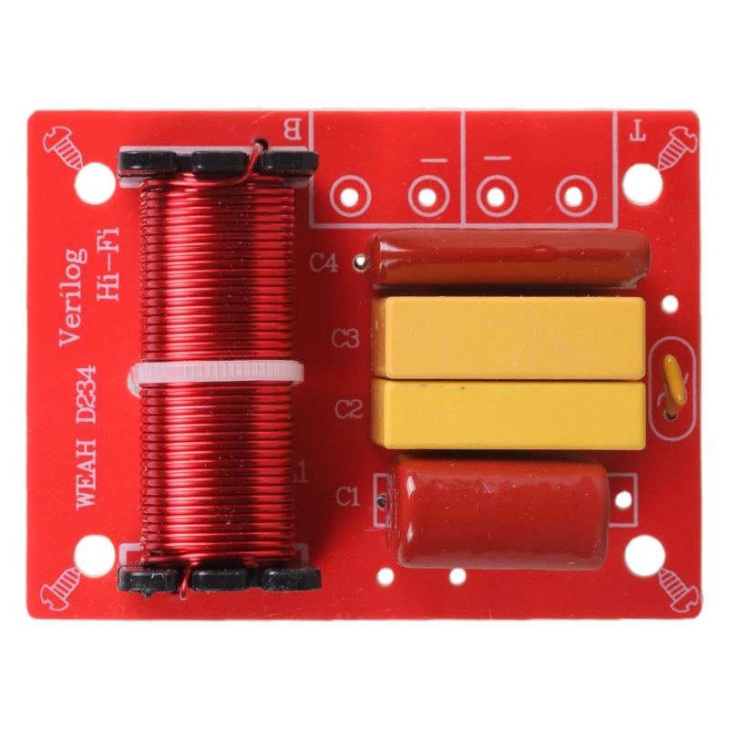 

HiFi Speaker Crossovers, 2 Unit Sound Frequency Distributors with 3200Hz Crossovers for Enhances Sound Quality