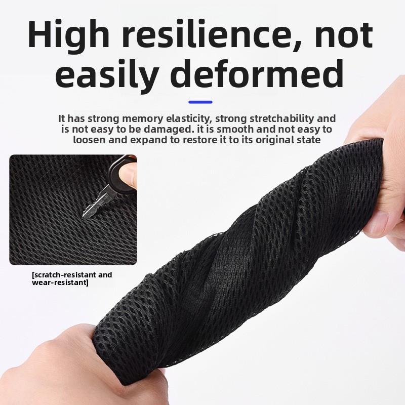 Universal motorcycle seat cover, quick-drying, heat-insulating, sun-protective, anti-slip, wear-resistant seat cover net sleeve