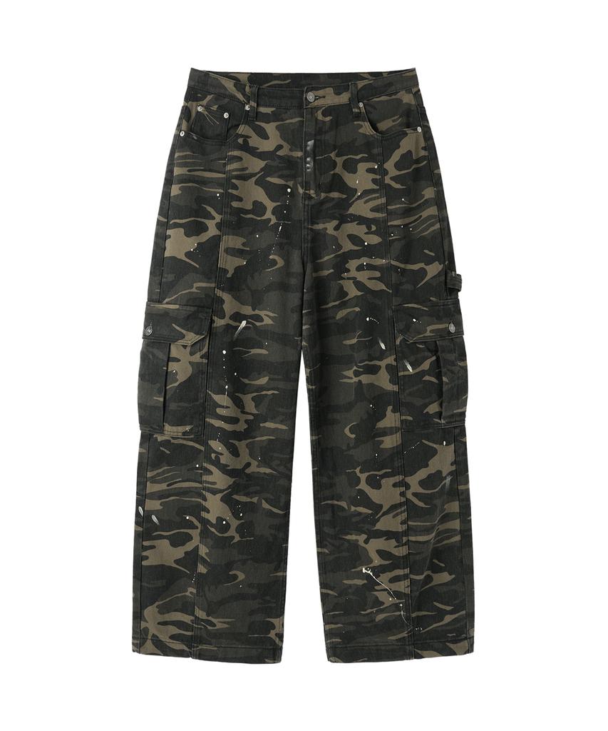 OHY Painted Cargo Pants - Camo