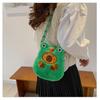 Plush Doll Cartoon Phone Bag Large Capacity Handbag Simple Capybara Crossbody Bag  Gift