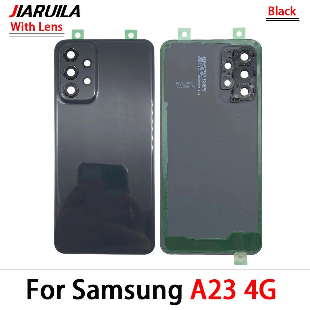 Back Rear Cover For Samsung A04 A04S A04E A23 4G 5G Battery Housing Battery Back Cover With Camera Glass Lens