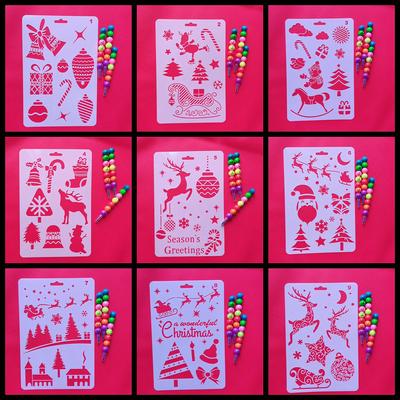 4Type Letter Alphabet Number Layering Stencils Painting Scrapbooking Paper Cards