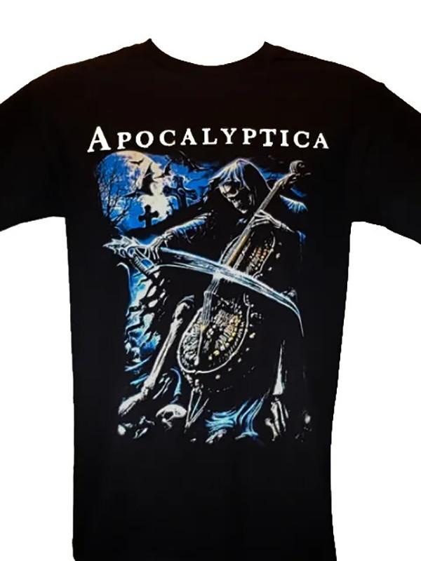 SYMPHONIC REAPER Apocalyptica Band Shirt Classic Black Unisex E1378 Unisex T-Shirt