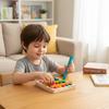 Wooden-Rainbow Stick Puzzle Toy For Kids Logic Thinking Training Board Game