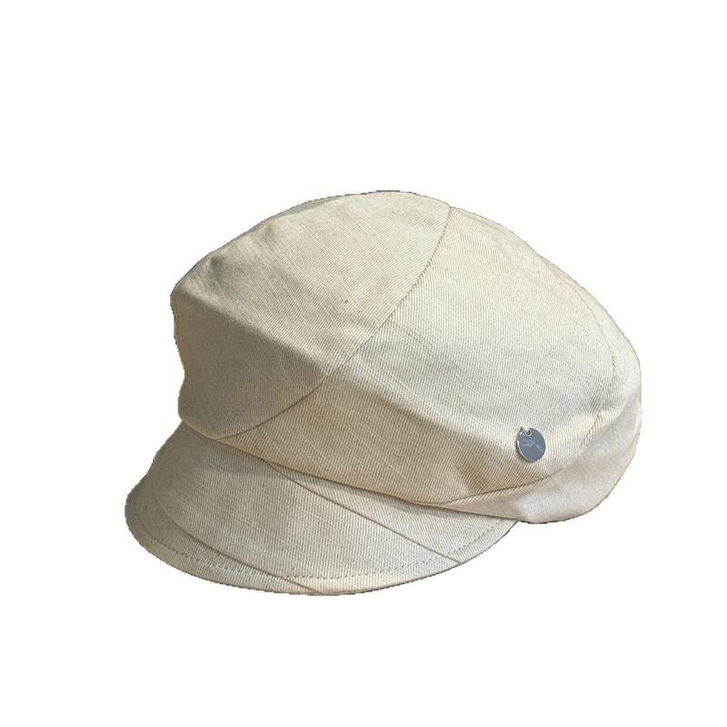 New Pleated Cloud Hat Women's Spring and Summer Bag Head Hat Big Head Circumference Shows a Small Face, Fashionable Personality, Niche Pile Hat Tide