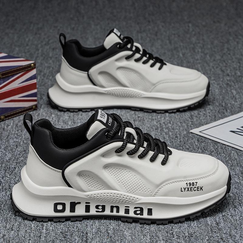 Novos tênis de pai solas grossas aumentam a versatilidade 2025 tênis casuais populares primavera solas macias não cansam os pés tênis esportivos