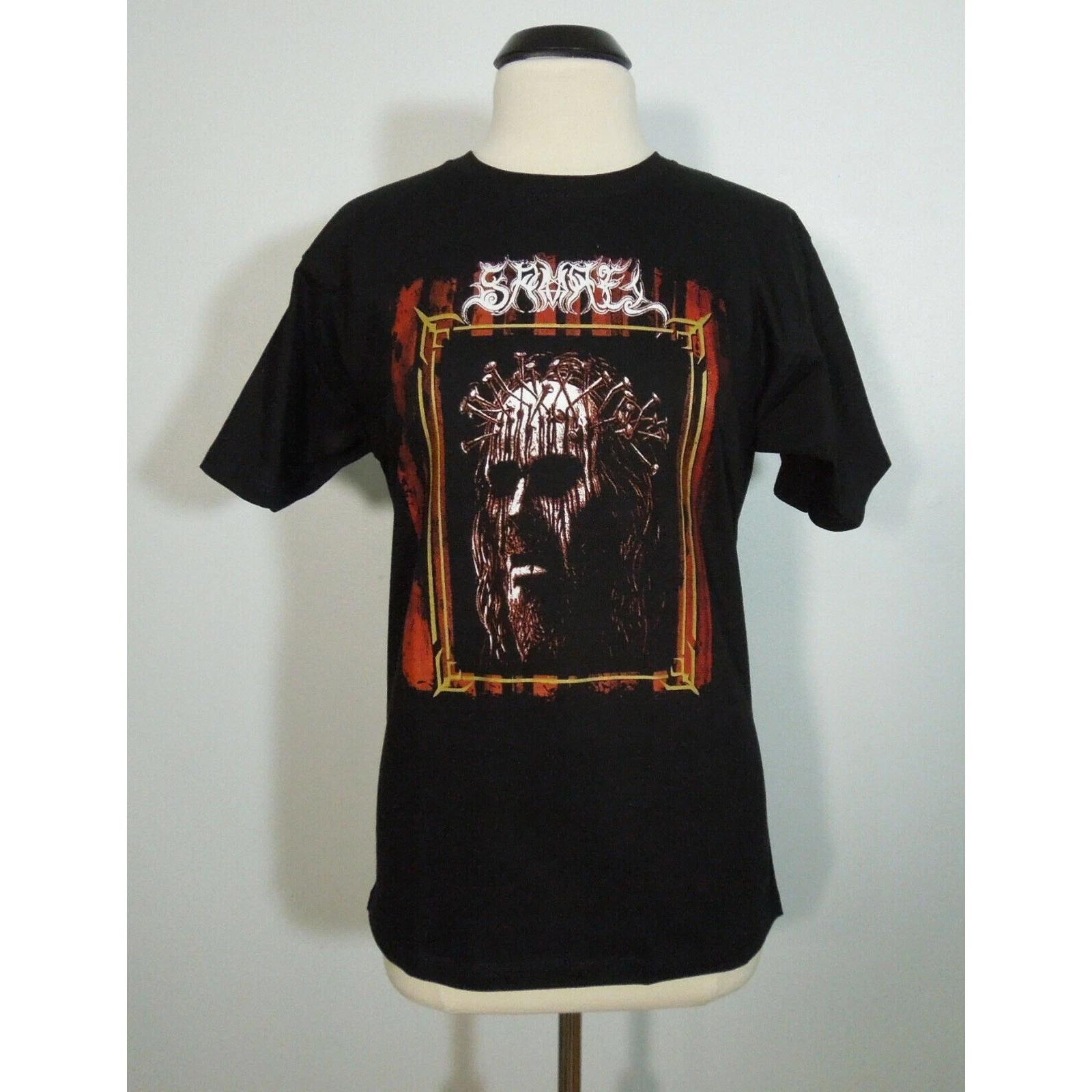 SAMAEL Ceremony Of Opposites Rebellion M MEDIUM T-Shirt Black Band Logo XL
