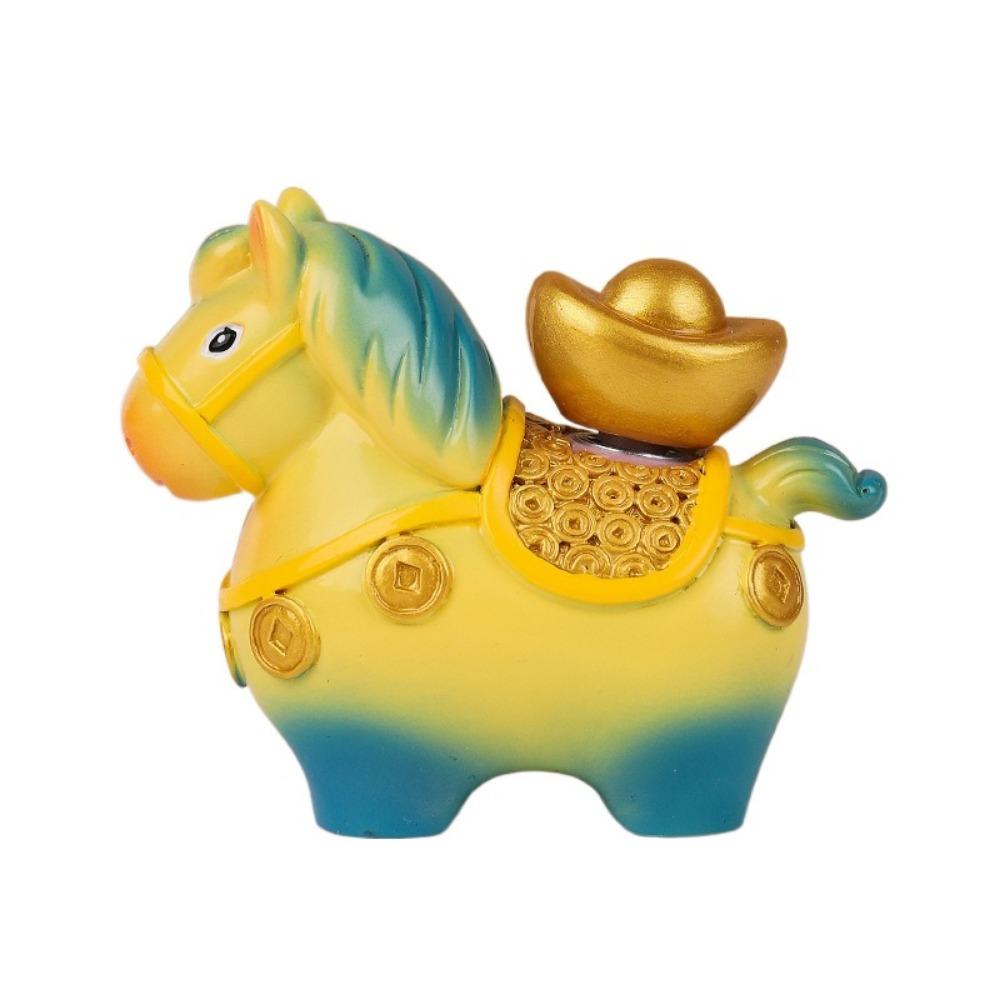 Handcrafted Zodiac Horse Ornaments Kawaii Zodiac Horse Figurines Chinese New Year