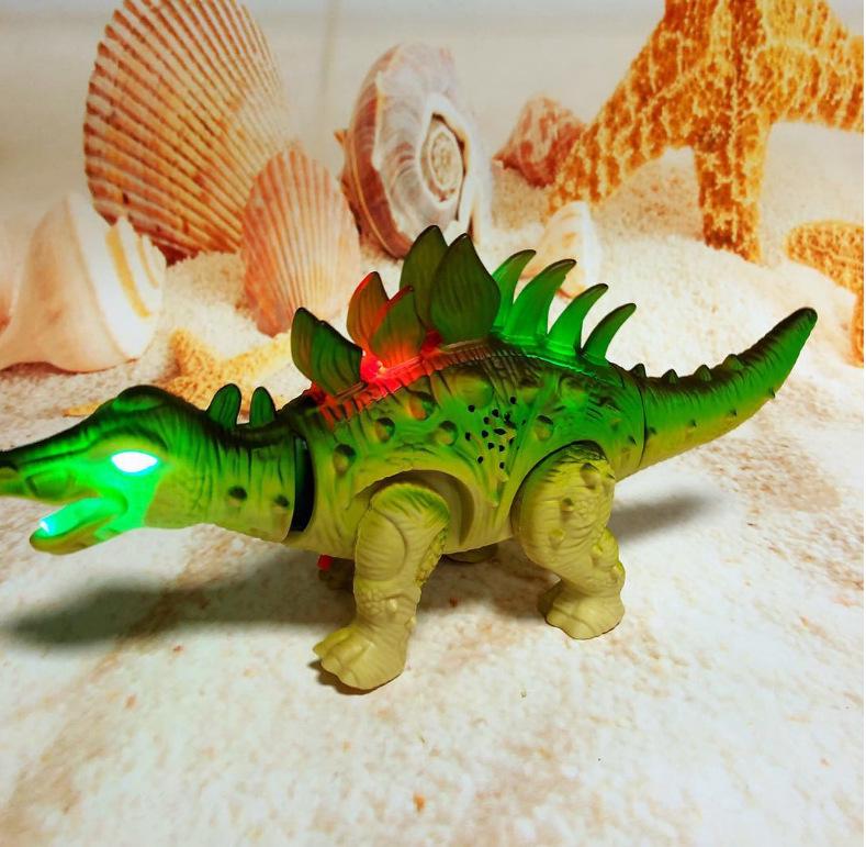 Kids' Electronic T-Rex Dinosaur Toy with Lights, Sound, and Walking Motion - Perfect Gift for Boys