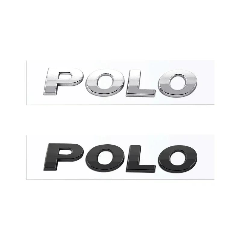 2026 Hot For VOLKSWAGEN VW Chrome Silver Black 3D ABS For POLO Car Rear Trunk Letters Sticker Badge Logo Emblem Labeling Auto Ac
