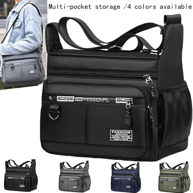 Borsa da Lavoro Multitasche Resistente Borsa a Spalla per Uomo e Donna Borsa a Mano Casual da Lavoro con Scomparti Multipli