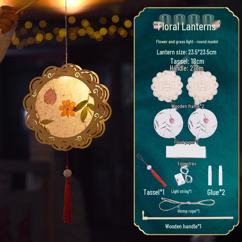 2026 Mid-Autumn Little Rabbit Lantern DIY Kit - Children's Handmade Luminous Hanging Ornament