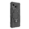 For Honor 400 Lite 5G Magnetic Case Rotating Metal Kickstand Shockproof PC+TPU Phone Back Cover