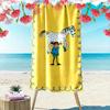 Personnage Levage Cheval Dessin Animé Serviette Serviette de Plage séchage Rapide pour Voyage Sports Extérieurs Jogging Plage et Natation