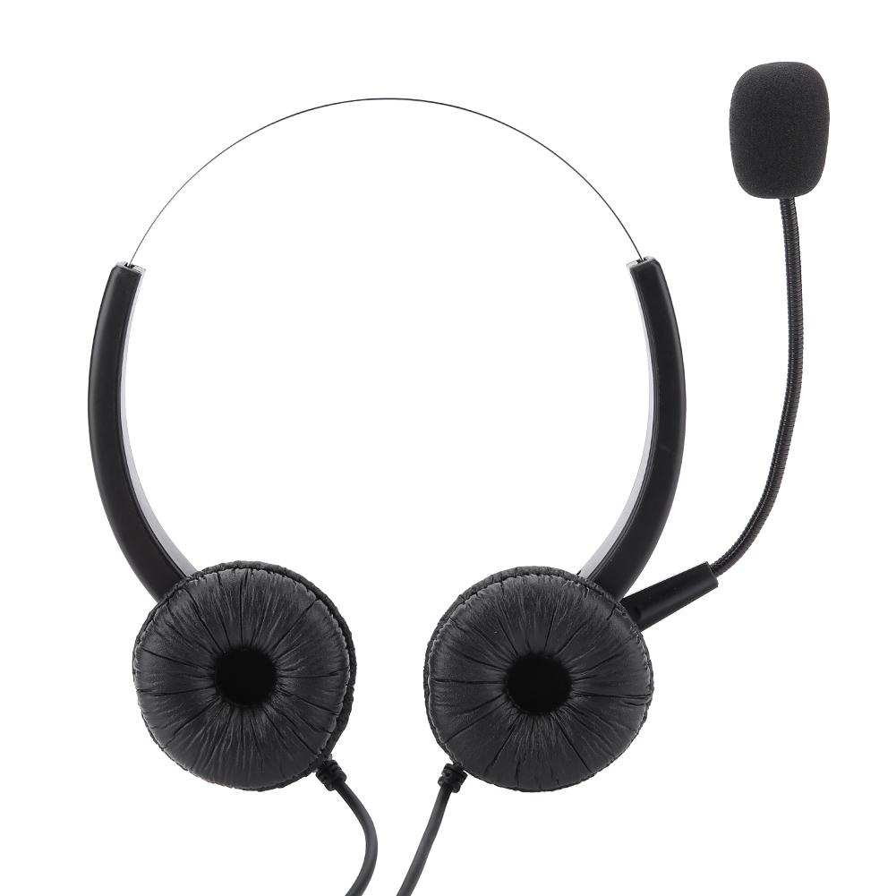 330 graders rotation Callcenter USB-headset Mute USB Callcenter-headset med mikrofon