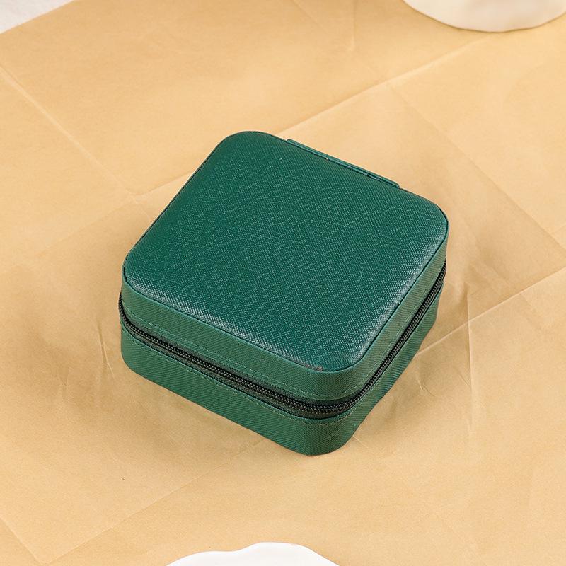 2025 Portable Leather Jewelry Storage Box for Earrings, Studs, Bracelets, Necklaces, and Rings