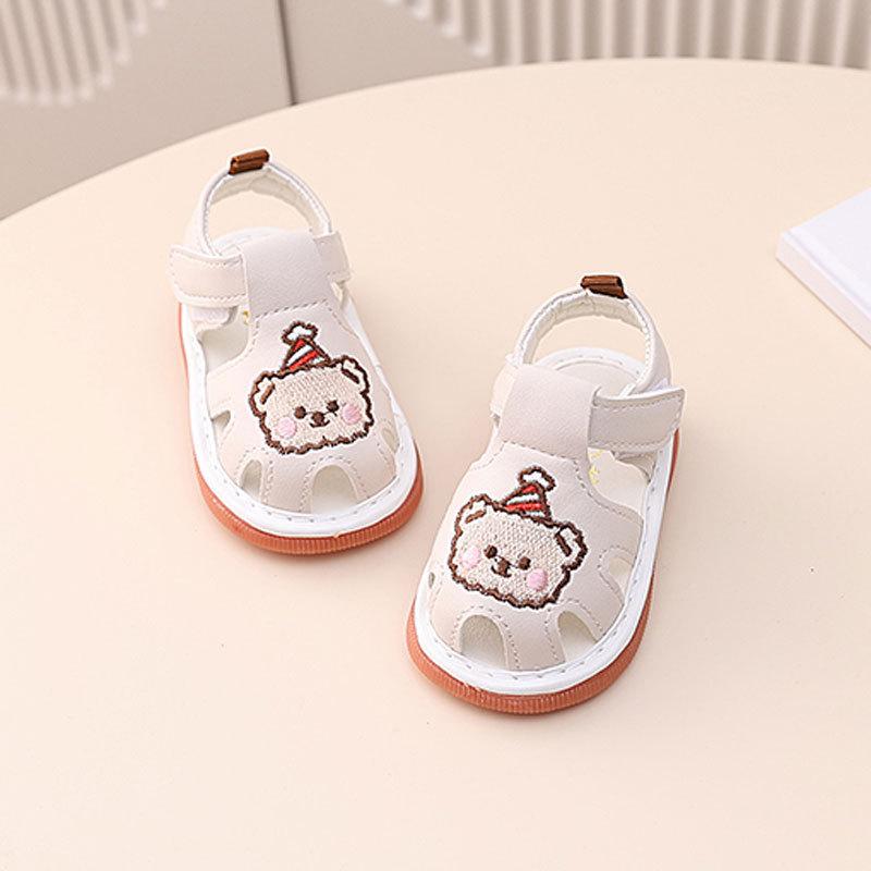 Kids Soft Bottom Baby Shoes With Cartoon Style For Early Walkers