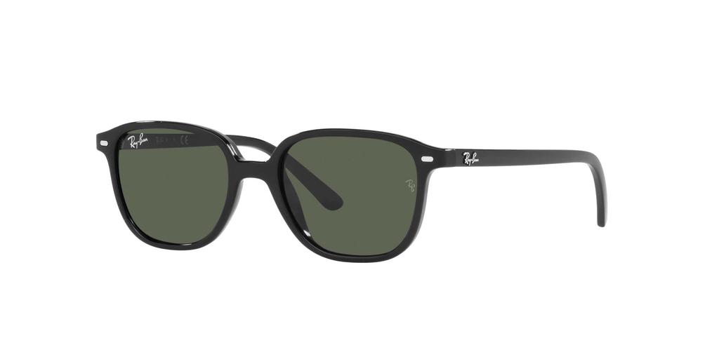 RJ9093S Size 45 Ray-Ban Kids' Sunglasses, Black/Gray-Green Lenses,