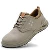 Four Seasons Electrical Shoes Insulating Shoes Velvet Cowhide Anti-smashing Anti-piercing Plastic Head Protection Acid and Alkali Resistant Men
