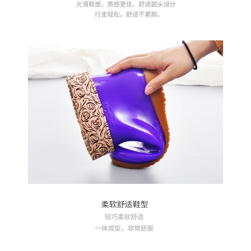 Spring water shoes women s rain shoes women s high rain boots adult non-slip shoes women s water boots cover shoes 36