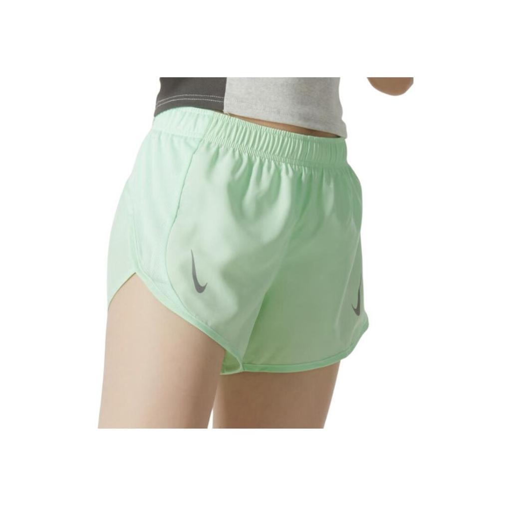 Nike Solid Color Logo Training Woven Comfortable Breathable Casual Shorts Women Shorts Light-Green DD5936-376