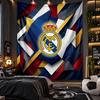 Arazzo da Appendere al Muro Stampa Real Madrid Tessuto per Soggiorno Camera da Letto Decorazione per la Casa