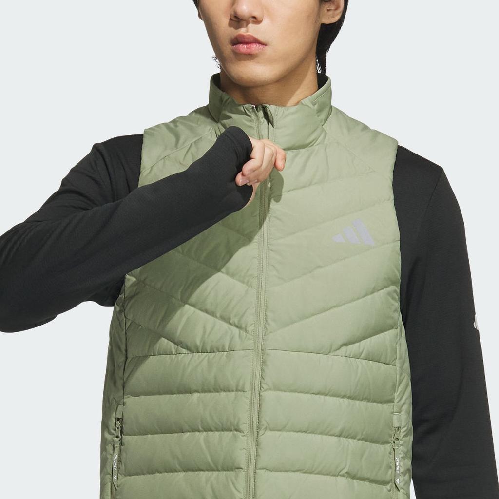 Adidas FW24 Essential Running Insulated Vest Men Vests Tent-Green JW1673