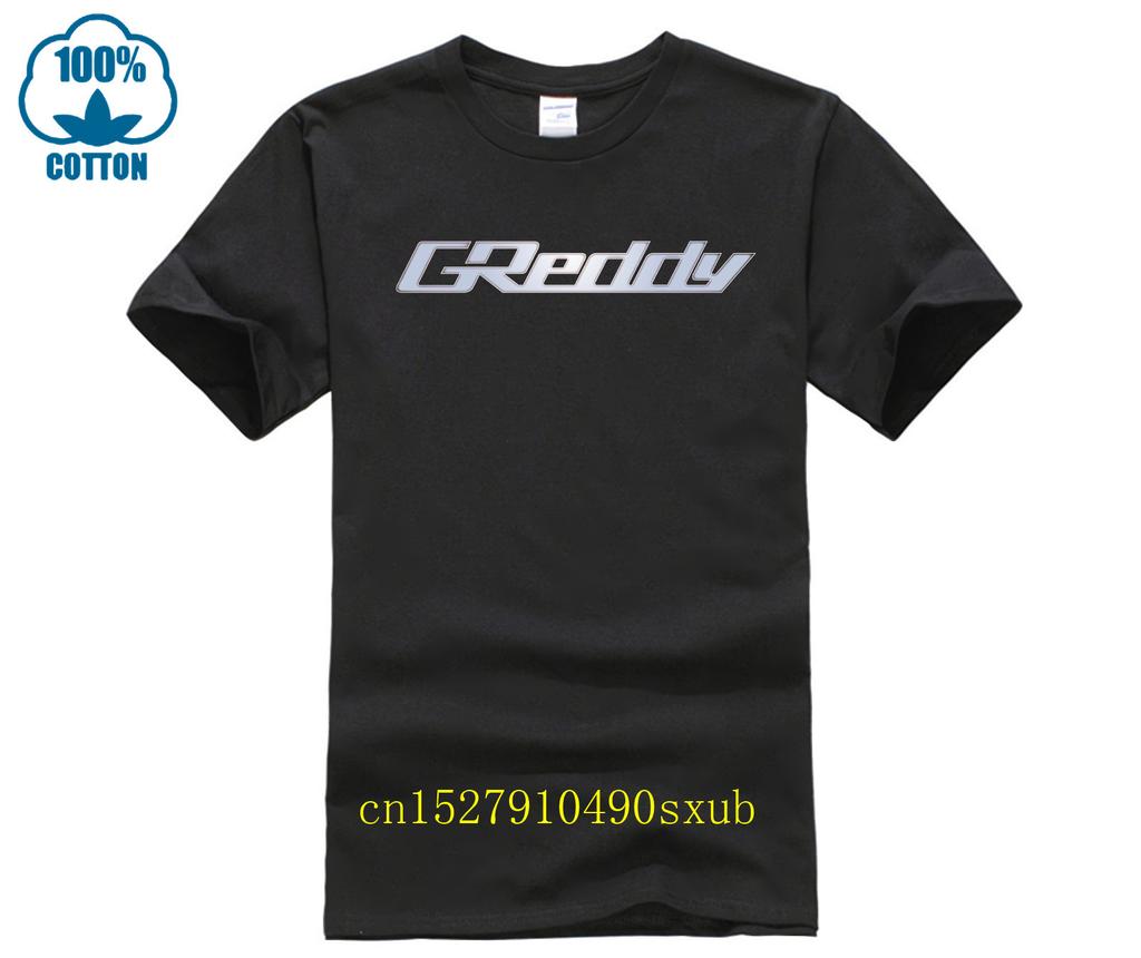 T Shirt Classic Greddy Turbo Systems Logo Grey Funny T-shirt Novelty Tshirt Women