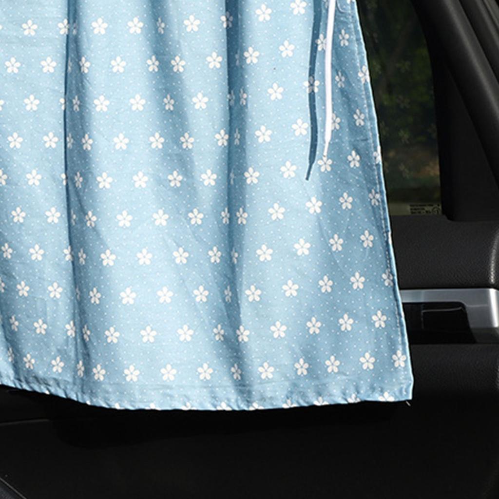 Car Curtain Suction Cup Sun Shade Cartoon Sun Protection Insulation Side Window Curtain