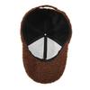Autumn Winter Lamb Wool Baseball Cap Plush Warm Cap Large Head Circumference Embroidered Letter Cap