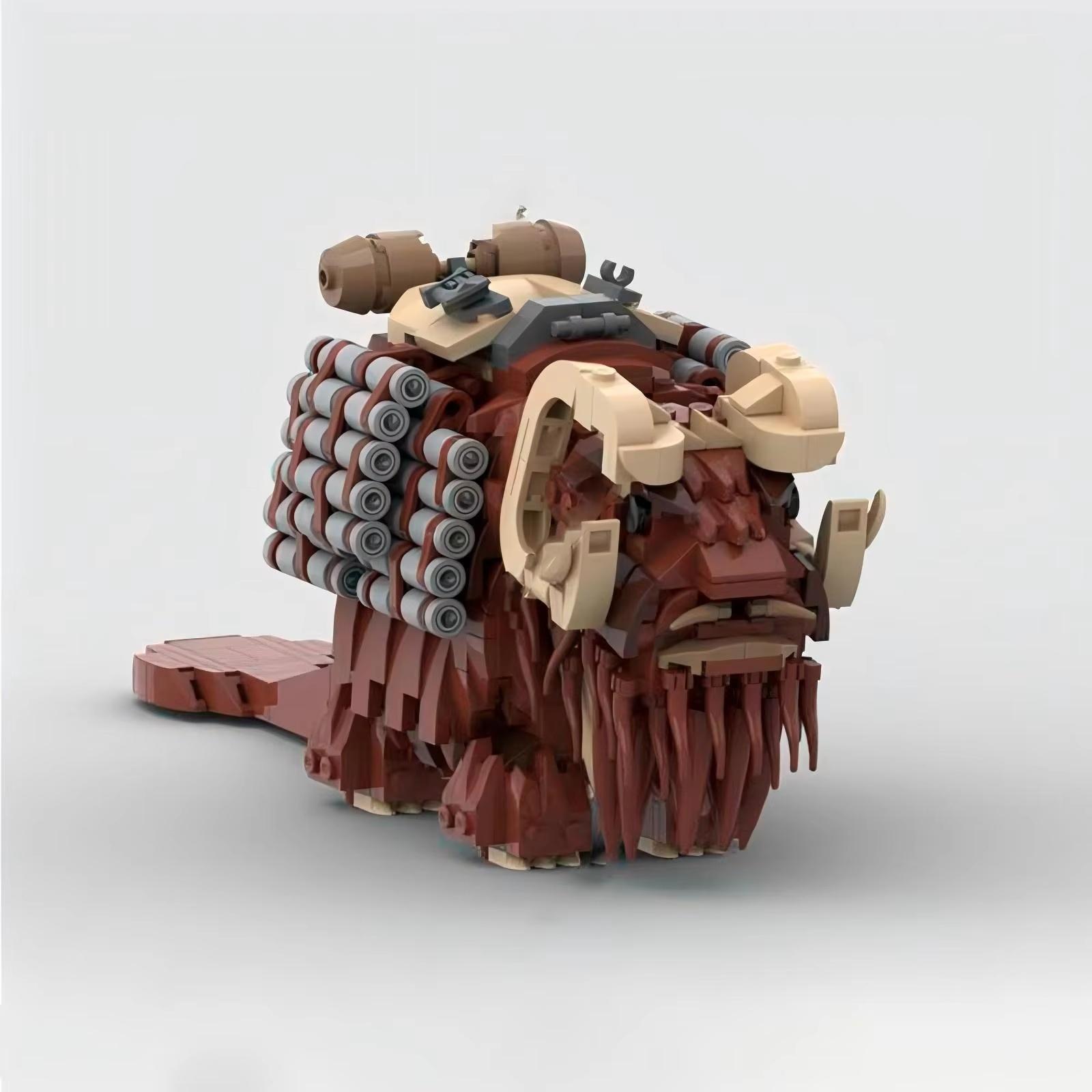 

Moc building blocks creative space beast Bansa model monster mount rhino assembly building blocks toy children s gift PDF Guide by Email