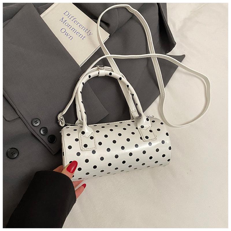 2025 New Korean Summer Handbag Small Bag Bag Women's Premium Polka Dot Niche Pillow Bag Single Shoulder Messenger Bag