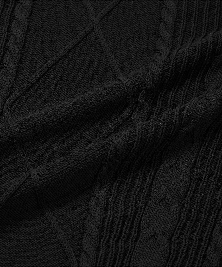 AMFEAST Seaman Knit Polo Black