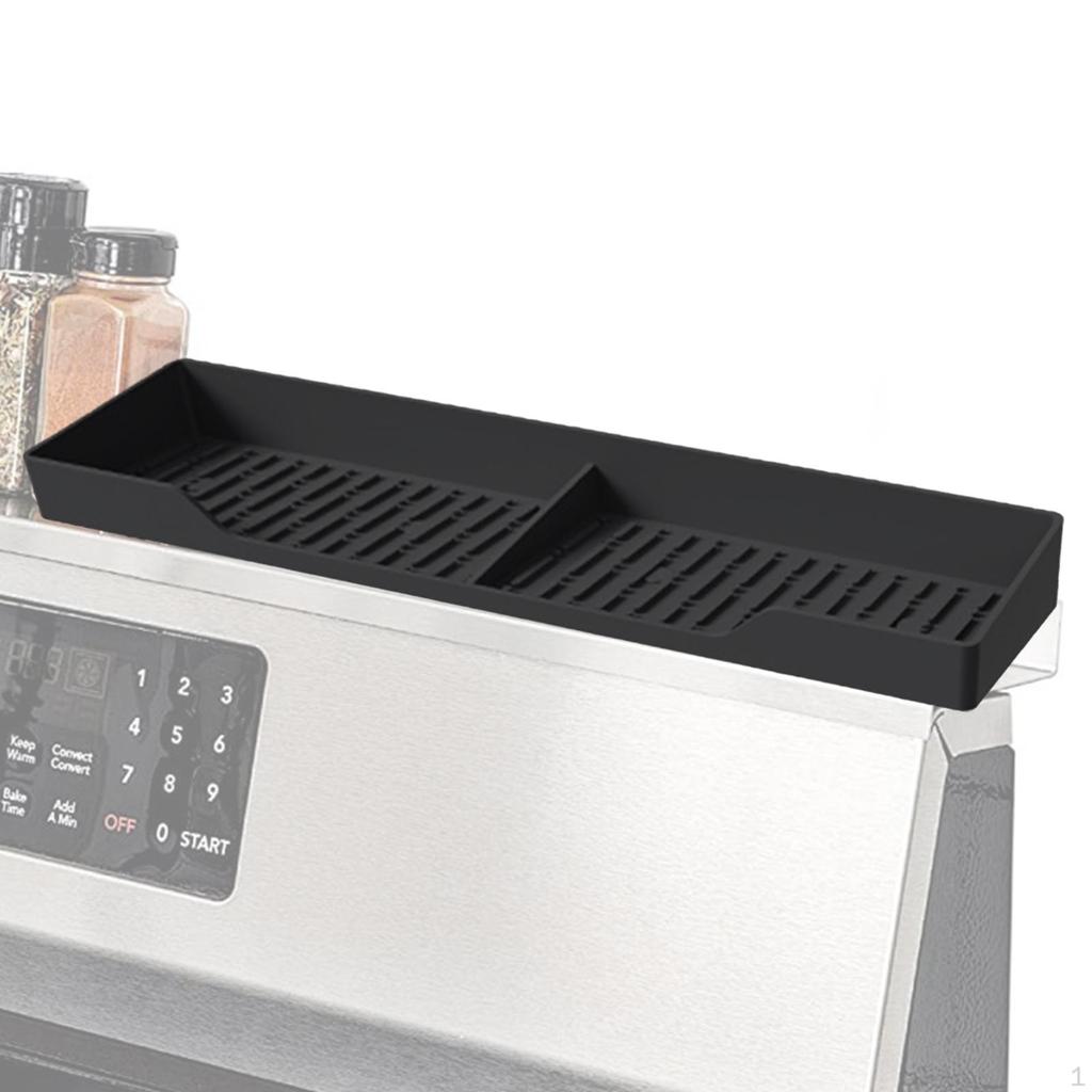 Premium silikon topporganisator med justerbare skillevegger