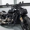 Kantige Totenkopf Motorrad Satteltasche Synthetisches Leder Werkzeugtasche mit Gothic-Stil & Geräumigem Innenraum für Motorräder