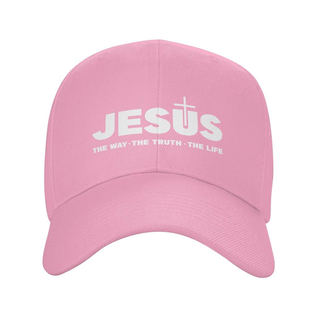 Custom Classic Jesus Christ The Way The Truth The Life Baseball Cap Unisex Women Adjustable Religion Christian Faith Dad Hat Sports