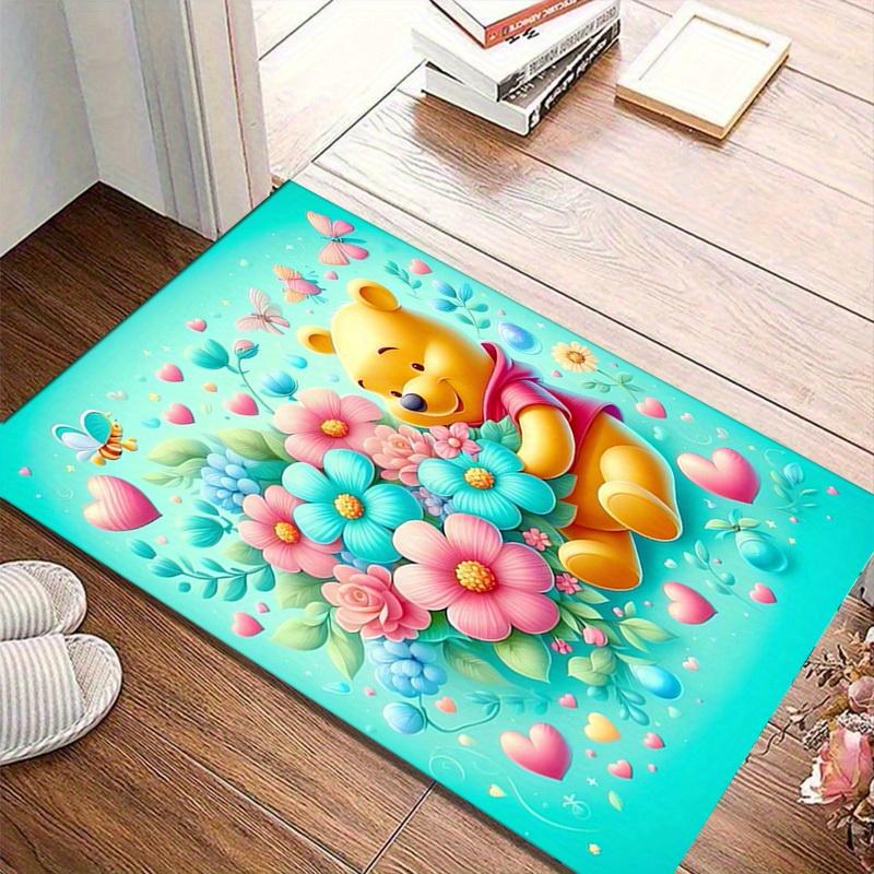 

1pc Cute Winnie The Pooh Floral Rug - Home Decor Carpet, Office Mat, Outdoor Rug Gift forRoom Decorationz4175 60cm by 90cm
