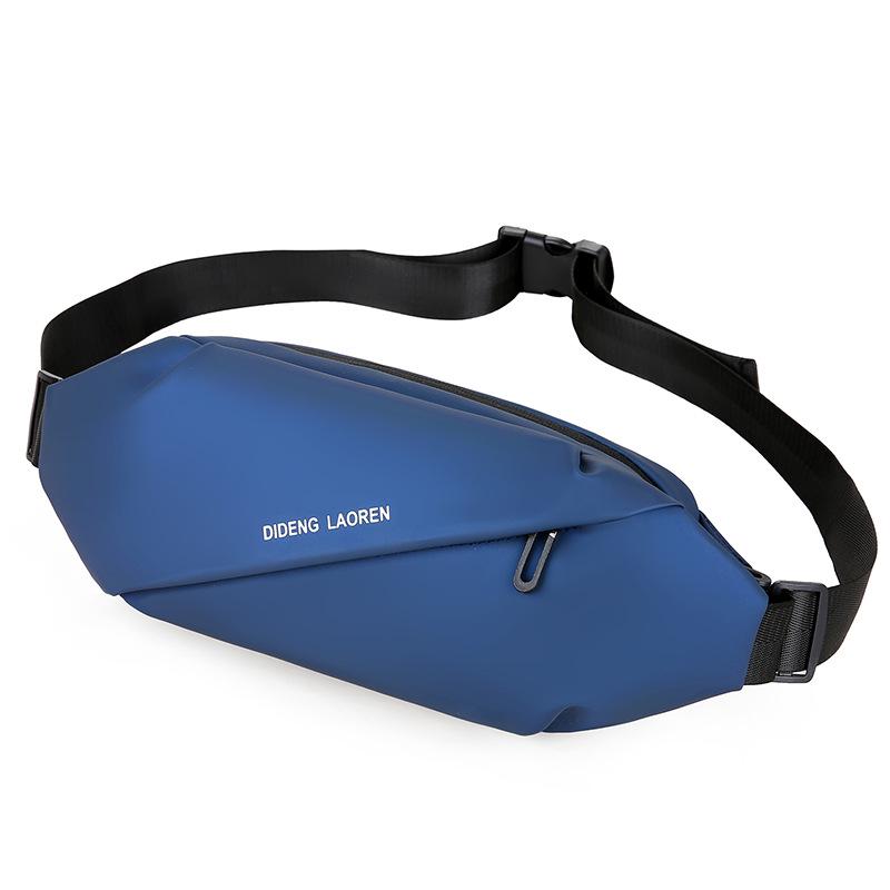 

Men s Waterproof Multifunctional Crossbody Waist Bag for Running, Cycling, and Outdoors One Size синій