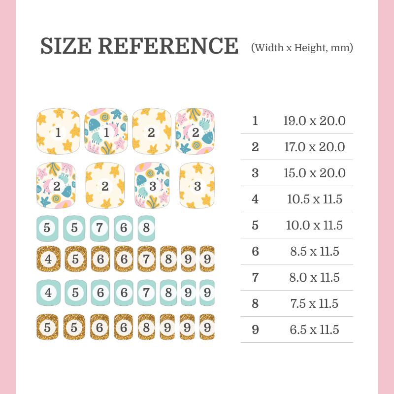 Party & Bold Pedicure Nail Stickers - 37 Self-Adhesive Tips, Vibrant Neon & Graphic Prints, Quick 5-Min Pedicure