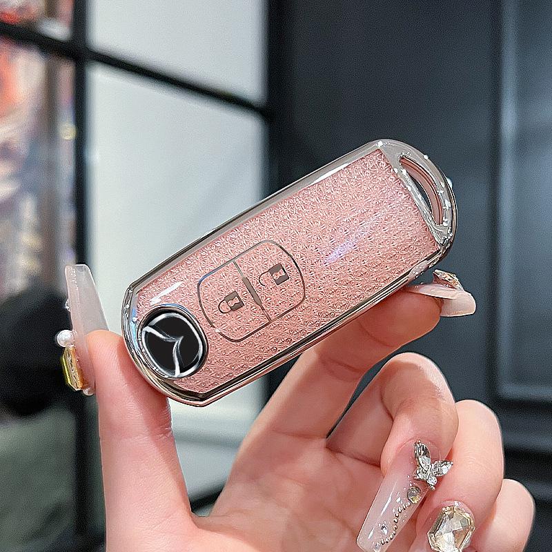 Compatible Key Cover for Mazda 3 Axela 2023, CX4, Atenza, CX5, Ruiyi 24 Models