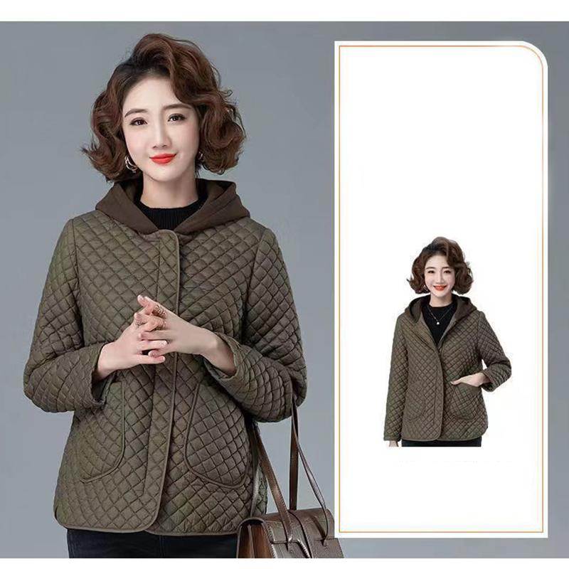 Autumn Winter Jacket Women Lightweight Coat Korean Fashion Hooded Jacket Casual